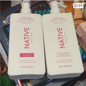Native Vanilla & Cactus Flower Set- White and Pink